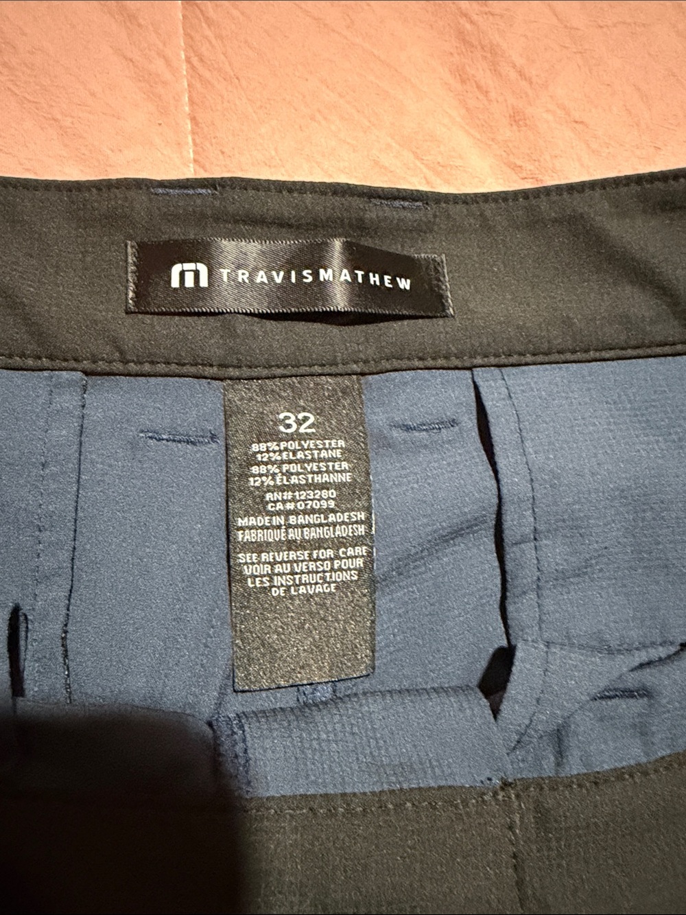 Travis Mathew Wunderlust Navy Performance Shorts - Picture 2 of 8